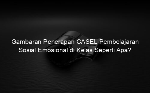 Gambaran Penerapan CASEL Pembelajaran Sosial Emosional di Kelas Seperti Apa?