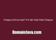 Chagiya Artinya Apa? Arti dan Asal Kata Chagiya