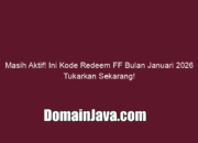 Masih Aktif! Ini Kode Redeem FF Bulan Januari 2026 Tukarkan Sekarang!