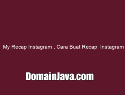 My Recap Instagram , Cara Buat Recap  Instagram