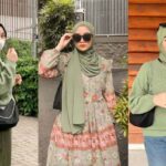 8 Padu Padan Atasan Sage Green Hijab yang Sedang Trend