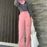 10 OOTD Kulot Pink Fanta Hijab/Non Hijab yang Keren, Anti Norak!