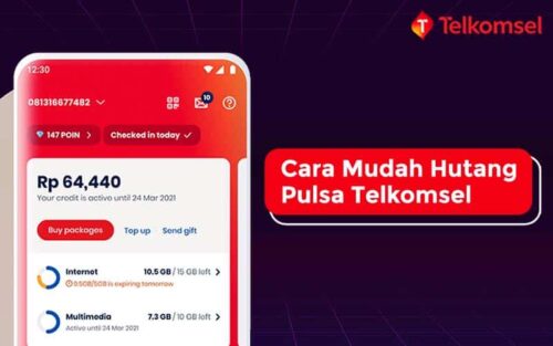 5 Cara Pinjam Pulsa Telkomsel via SMS, Aplikasi, USSD, dll