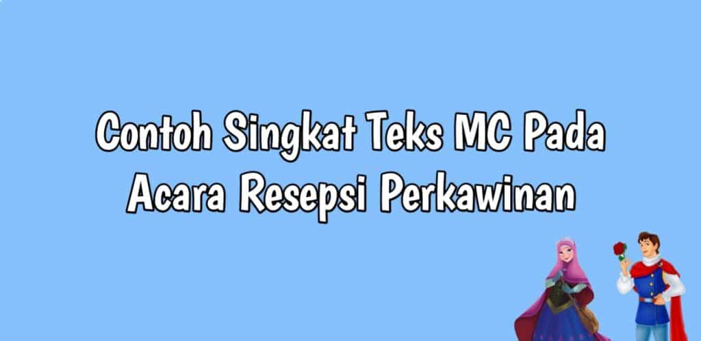 Contoh teks MC pernikahan