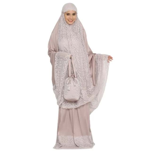 Eiza Mukena Silk Lace
