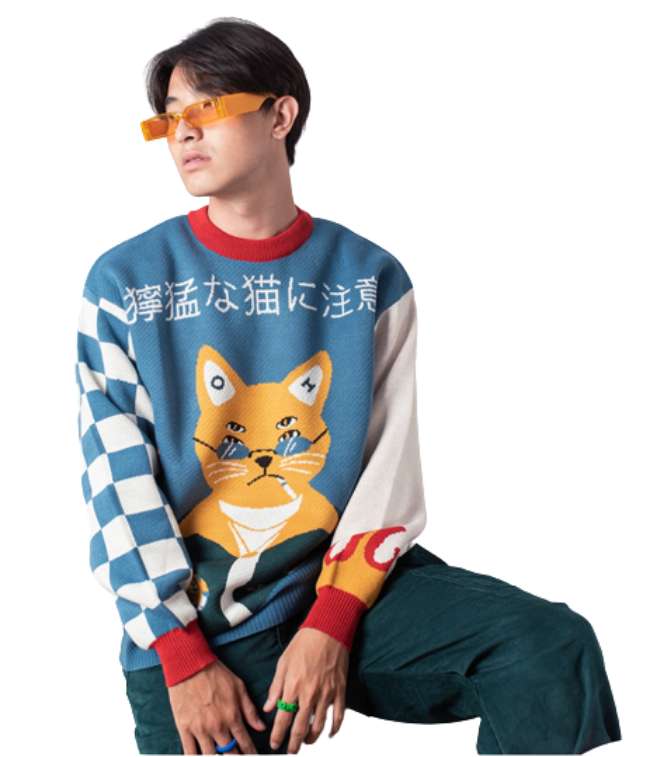 Knitted Sweater Motif