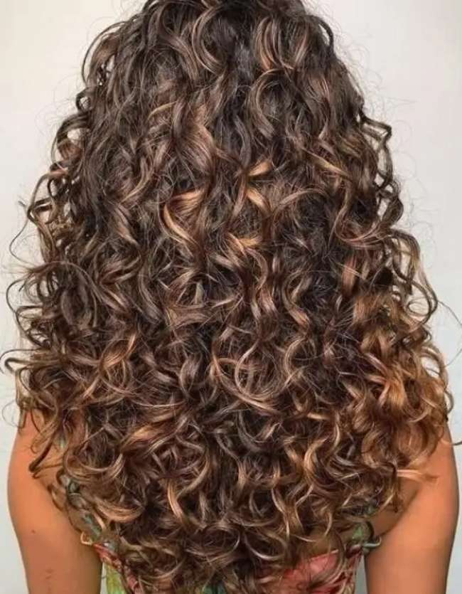 Segi Layer Panjang Curly