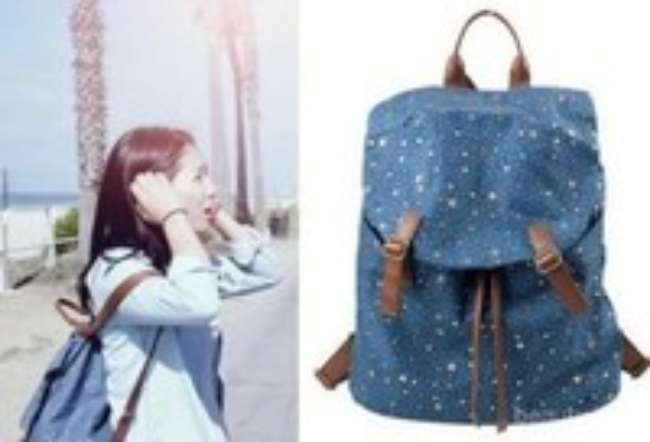 Shoulder Bag Bercorak Bintang
