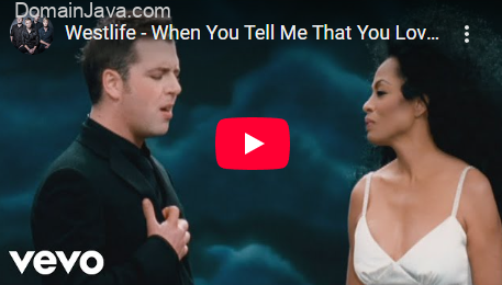 Arti Lagu When You Tell Me That You Love Me Lirik dan Terjemahannya