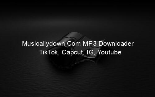 Musicallydown Com MP3 Downloader TikTok, Capcut, IG, Youtube