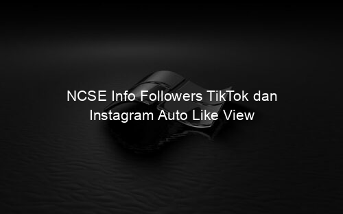 NCSE Info Followers TikTok dan Instagram Auto Like View