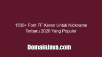 1500+ Font FF Keren Untuk Nickname Terbaru 2026 Yang Populer