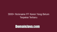 3000+ Nickname FF Keren Yang Belum Terpakai Terbaru