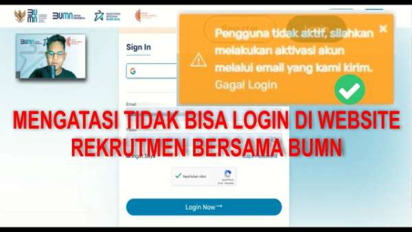 Mengapa Tidak Bisa Login Rekrutmen BUMN?