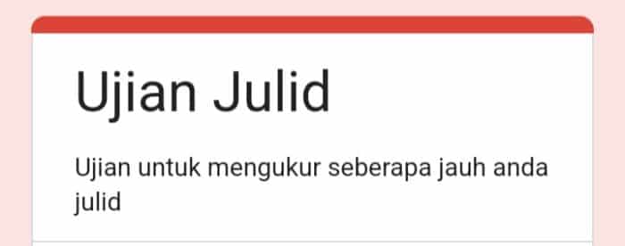 Mengenal Link Ujian Julid Viral