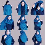 6 Tutorial Hijab Segi Empat Menutup Dada, Syar’i dan Sopan