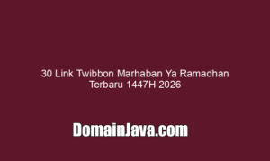 30 Link Twibbon Marhaban Ya Ramadhan Terbaru 1447H 2026