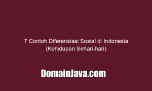 7 Contoh Diferensiasi Sosial di Indonesia (Kehidupan Sehari-hari)