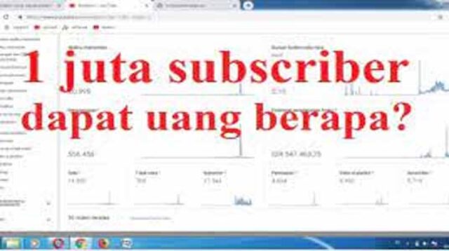 Berapa Gaji YouTuber 1 Juta Subscriber? Berikut Cara Menghitungnya
