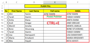 Cara Merubah Huruf Kecil Menjadi Huruf Besar di Excel Otomatis