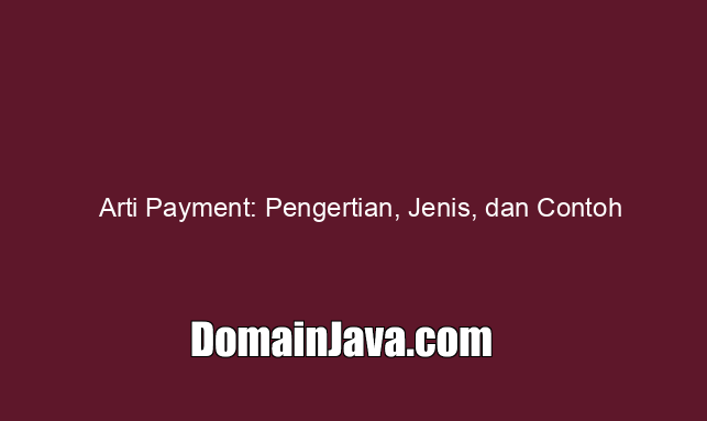 Arti Payment: Pengertian, Jenis, dan Contoh