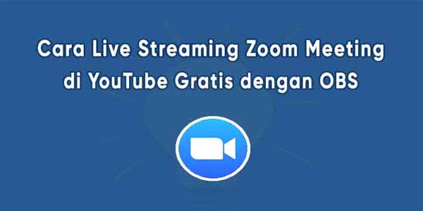 Cara Live Zoom di YouTube