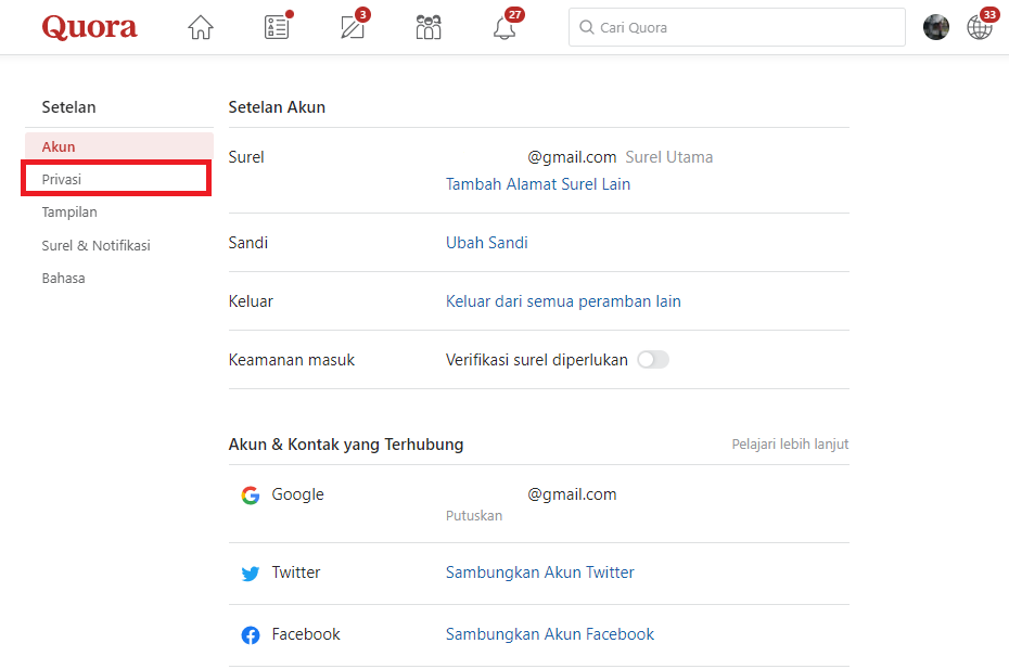 Cara Hapus Akun Quora Sementara dan Permanen