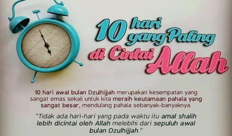 Amalan 10 Hari Bulan Dzulhijjah
