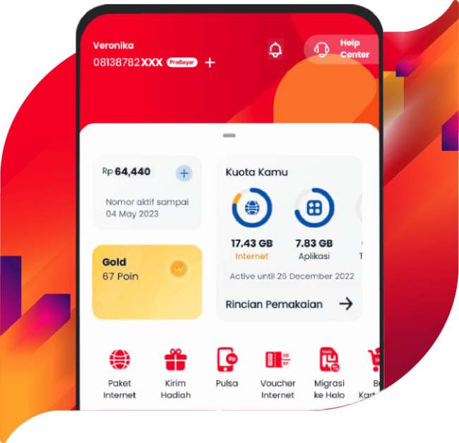 Anda pun akan diarahkan kembali ke aplikasi MyTelkomsel