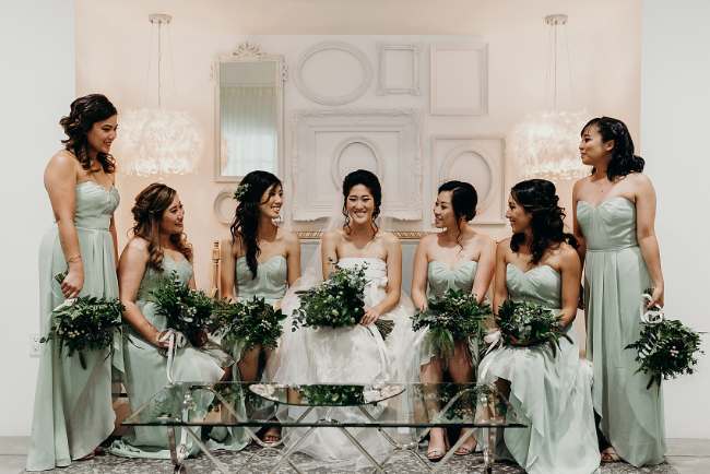 Baju Bridesmaid Bergaya Hanbok