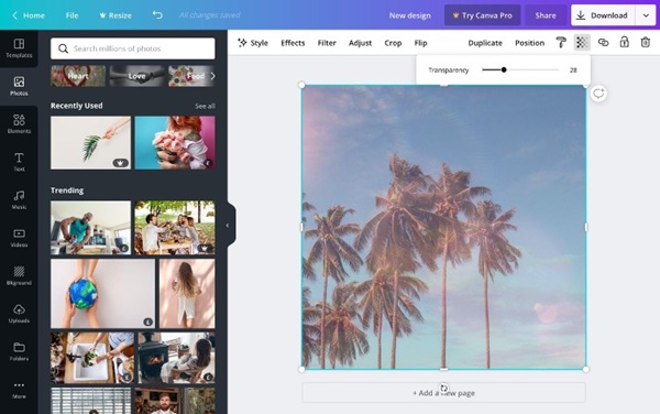 Cara Edit Wajah Blur di Canva