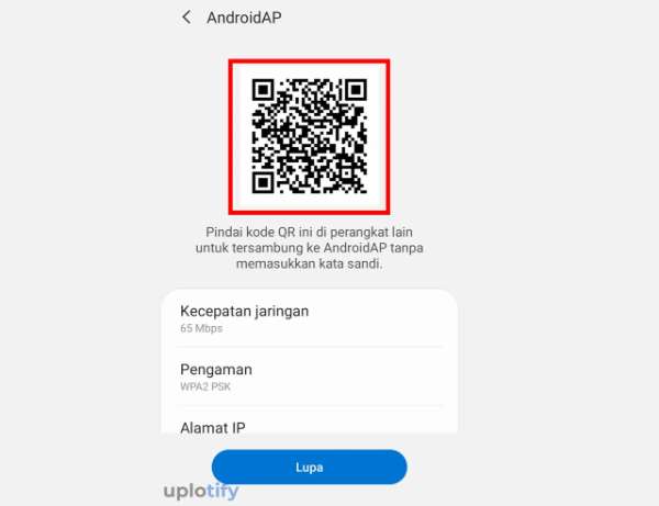 Cara Menampilkan Barcode Wifi