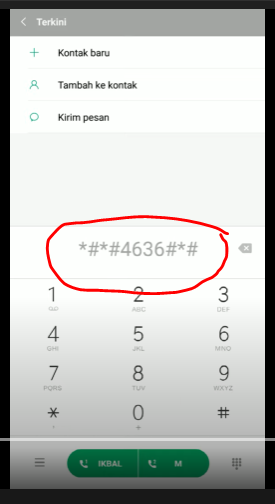 Cara Mengatur Nomor Pusat via Dial