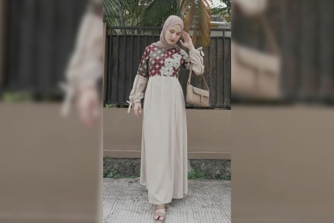 Gamis Batik yang Elegan