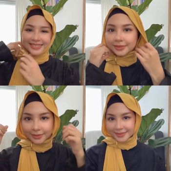 Gaya Hijab Tanpa Jarum Pentul