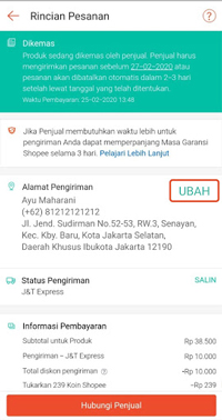 Hal Yang Perlu Diperhatikan Dalam Mengubah Ekspedisi di Shopee