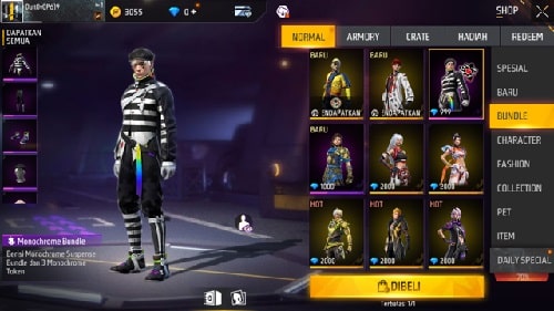 Keuntungan Dengan Mendapatkan Monochrome Token FF