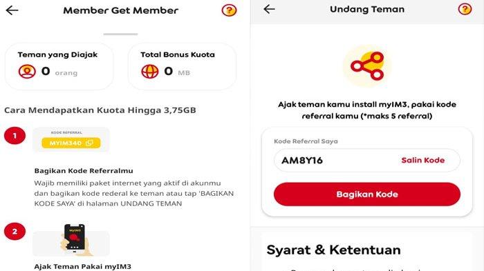 Langkah-Langkah Melihat Kode Referral IM3