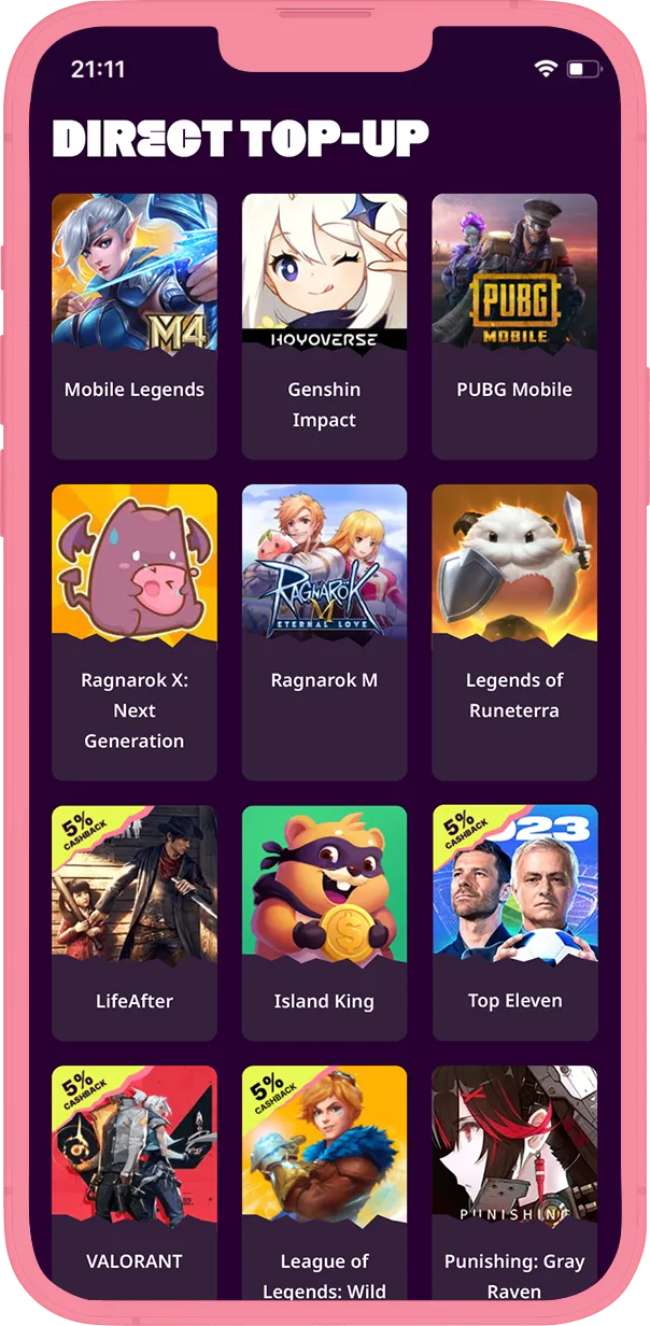 Melakukan Top Up Lewat Codashop