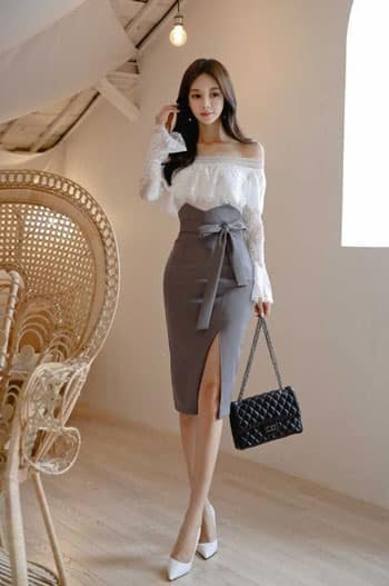 Model Baju Kondangan Off Shoulder