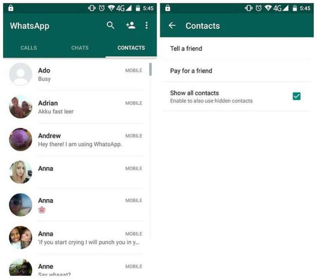 Penyebab Kontak WhatsApp Hilang di HP