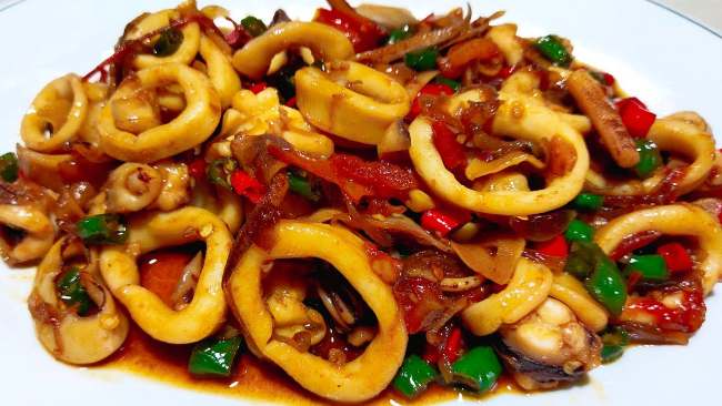 Resep Cumi Asam Manis Bumbu Lada Hitam