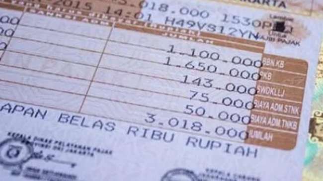 Rincian Denda Telat Bayar Pajak Motor