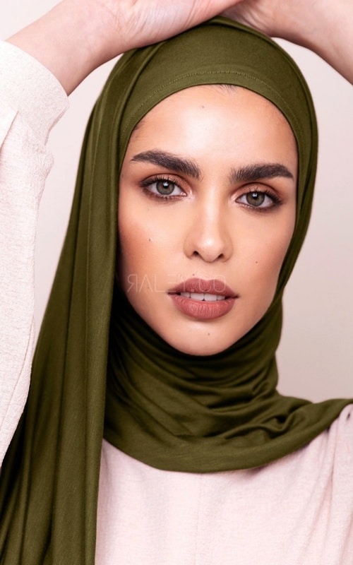 Style Pashmina Kaos Wajah Bulat