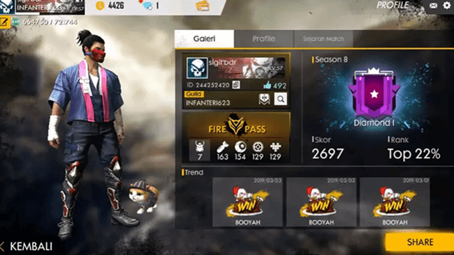 Tentang Akun FF Sultan Gratis