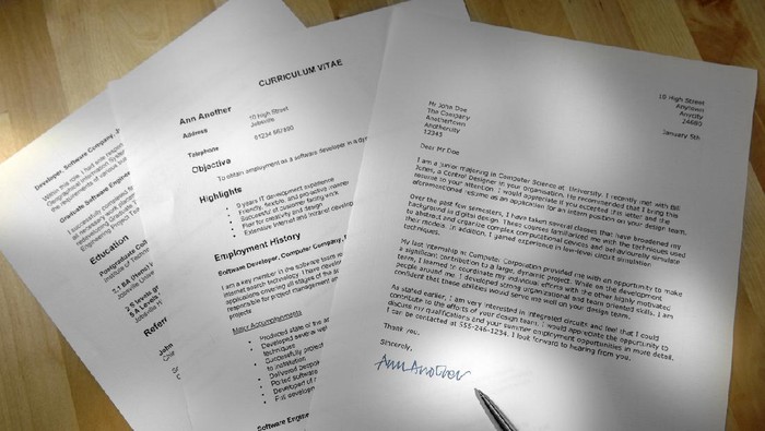 Tentang Surat Lamaran Kerja