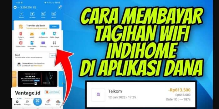 Tutorial Bayar WiFi Indihome Lewat Dompet Digital