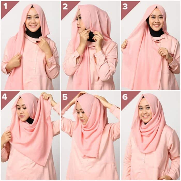 Tutorial Hijab Pashmina Model Syarii atau Menutup Dada