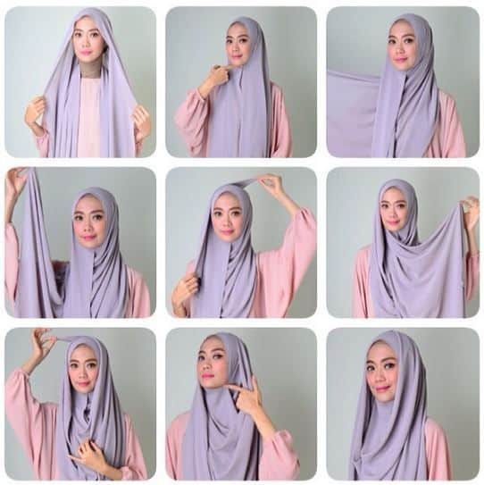 Tutorial Pashmina Sederhana