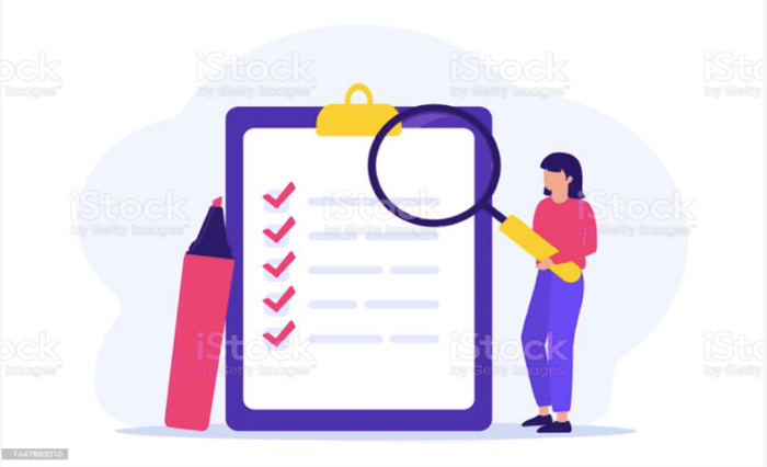 buat daftar checklist